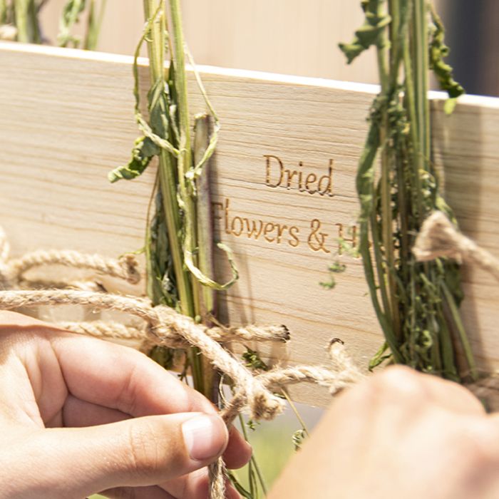 Flower drying rack