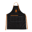 Denim garden apron long