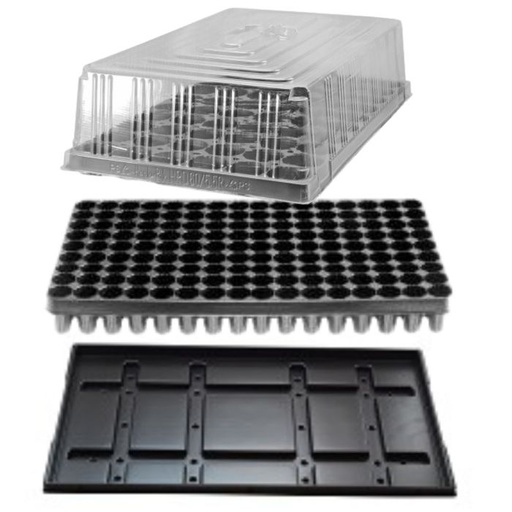 Seed tray complete 3-parts - 144 cells