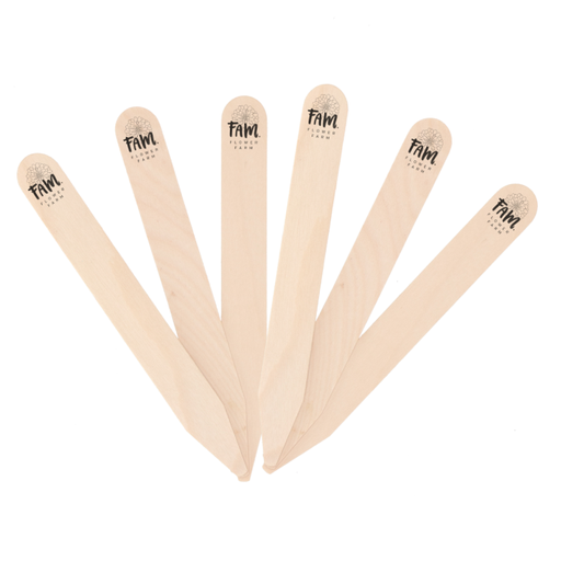 Plantlabels wood set of 6